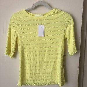 Elodie fitted and textured tee